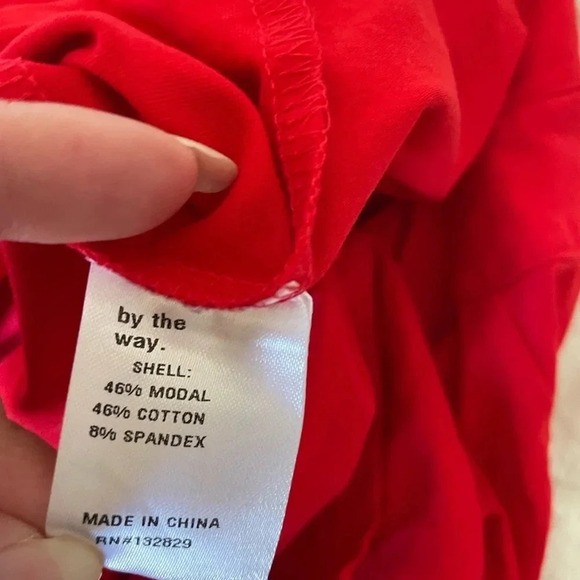 Revolve by the way red laced open back mini dress - Picture 8 of 8